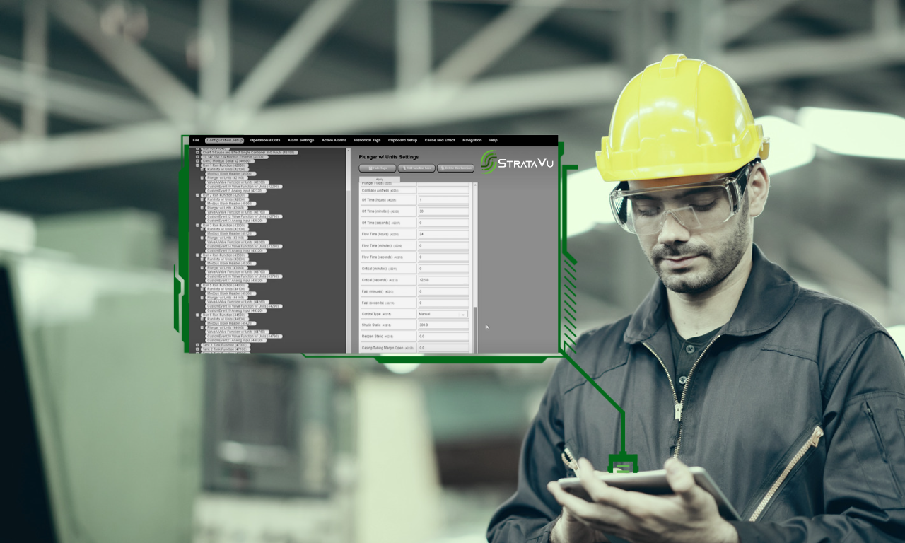 Technician on Touchscreen Digital Enterprise Transformation Innovation